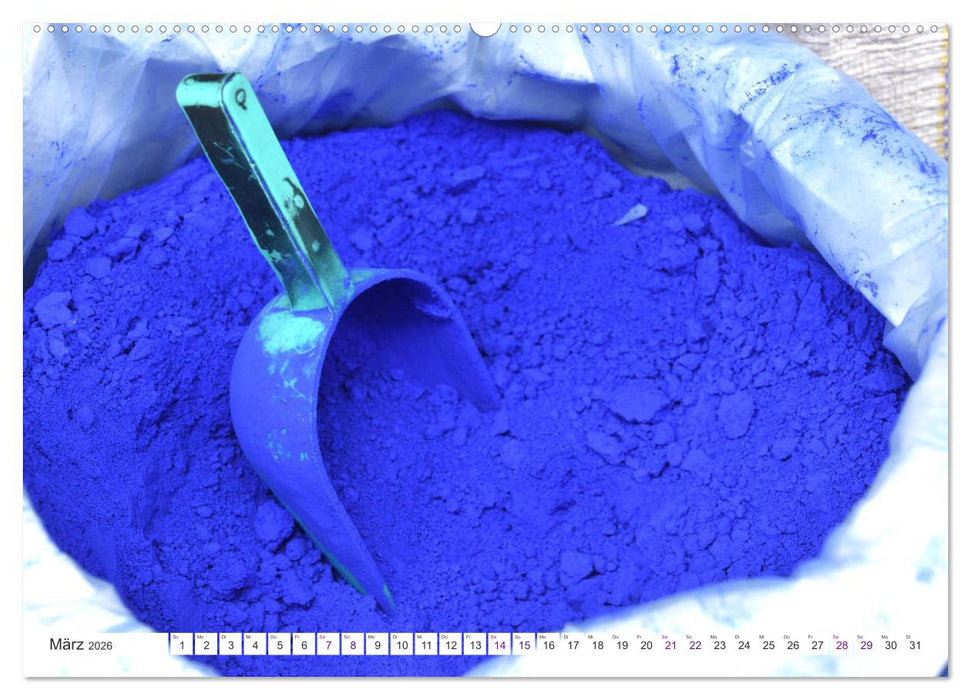 Chefchaouen - Blue Details (CALVENDO Wandkalender 2026)