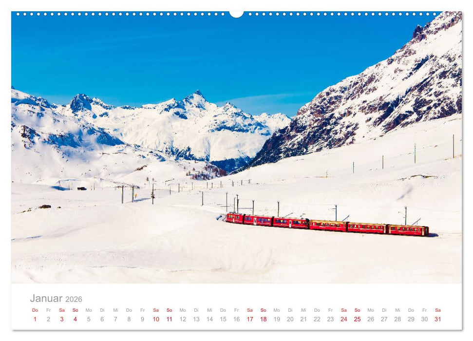 TRAUMZIELE DER SCHWEIZ Impressionen (CALVENDO Wandkalender 2026)