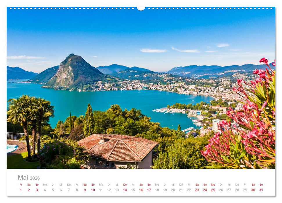 TRAUMZIELE DER SCHWEIZ Impressionen (CALVENDO Wandkalender 2026)