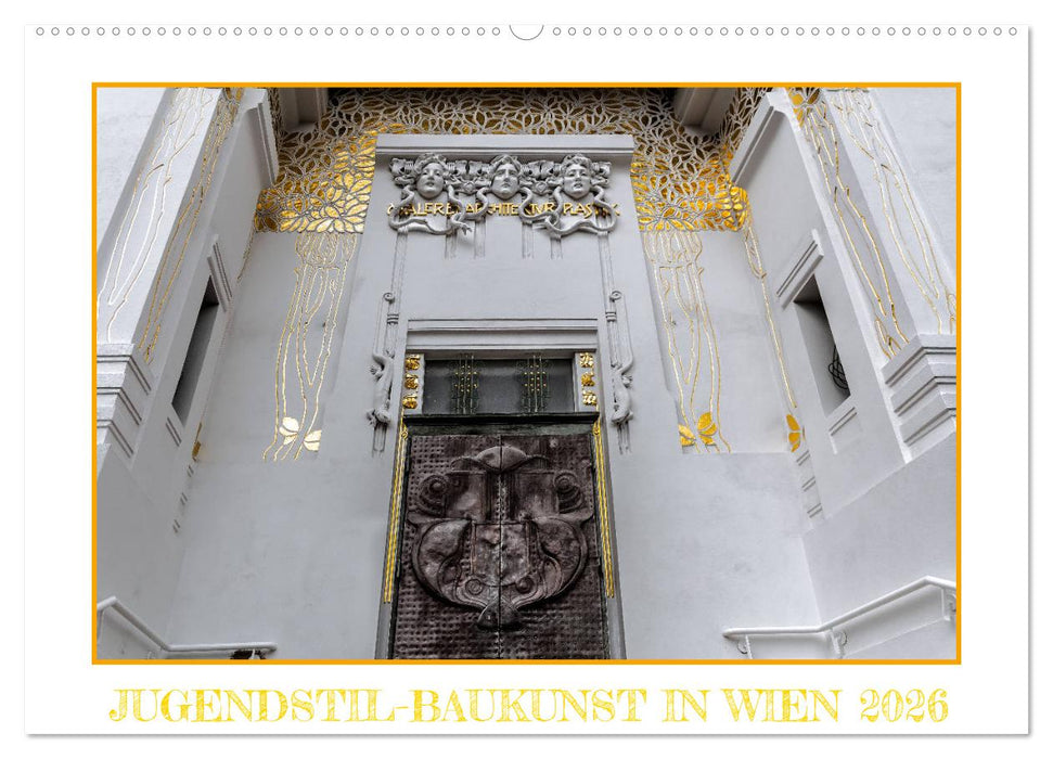 Jugendstil-Baukunst in Wien (CALVENDO Wandkalender 2026)