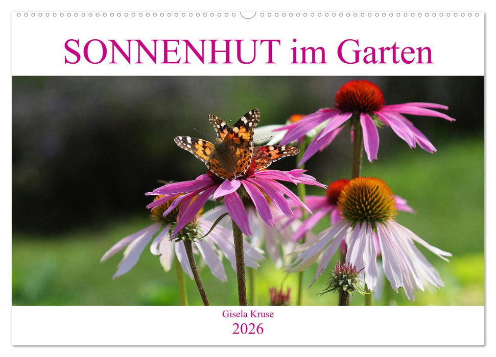 Sonnenhut im Garten (CALVENDO Wandkalender 2026)