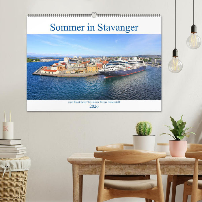 Sommer in Stavanger vom Frankfurter Taxifahrer Petrus Bodenstaff (CALVENDO Wandkalender 2026)