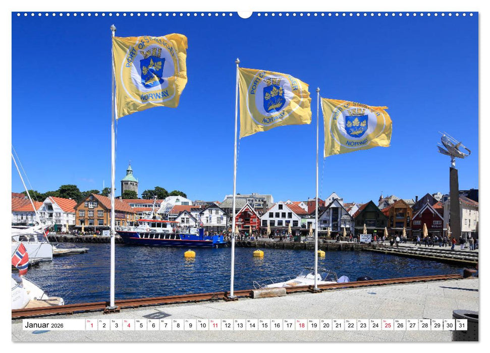 Sommer in Stavanger vom Frankfurter Taxifahrer Petrus Bodenstaff (CALVENDO Wandkalender 2026)