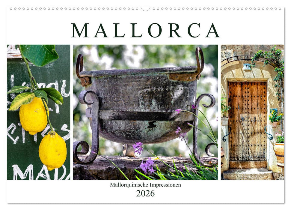 Mallorca - Mallorquinische Impressionen (CALVENDO Wandkalender 2026)