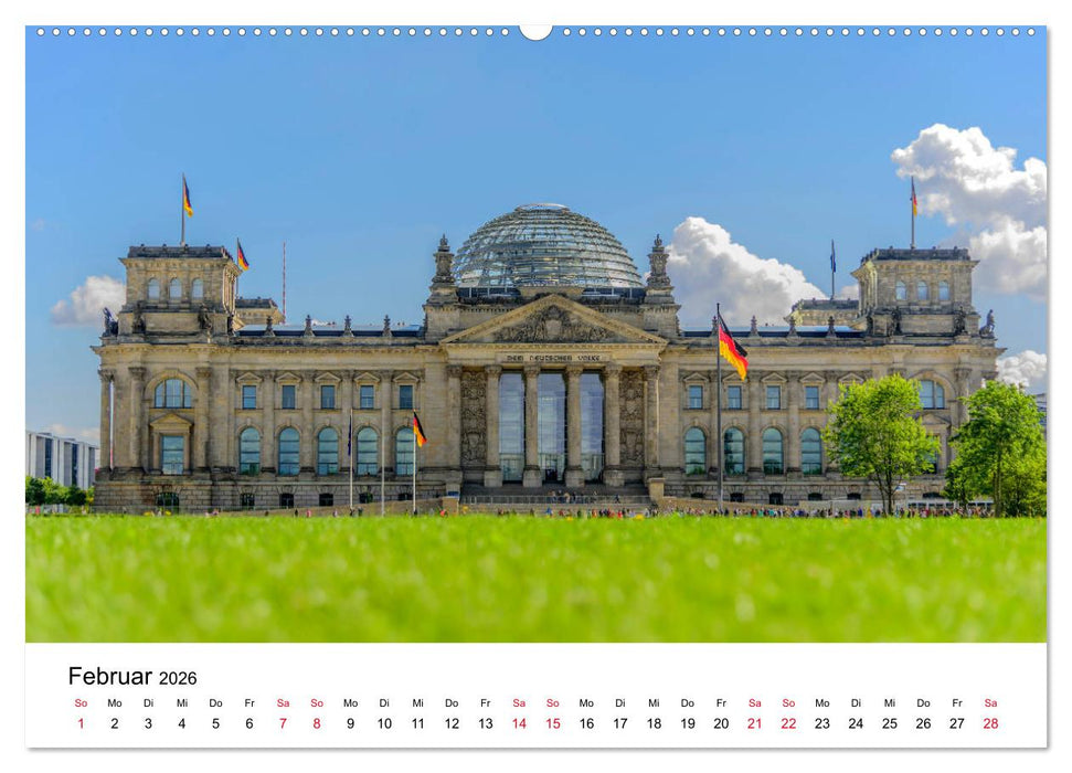 Das Regierungsviertel in Berlin (CALVENDO Premium Wandkalender 2026)