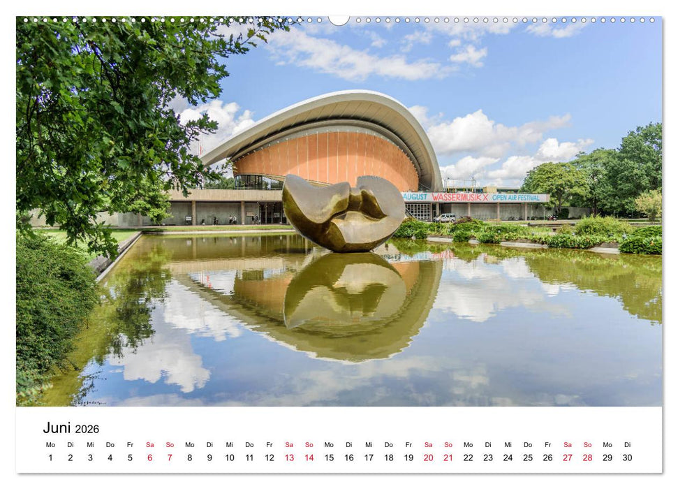 Das Regierungsviertel in Berlin (CALVENDO Premium Wandkalender 2026)