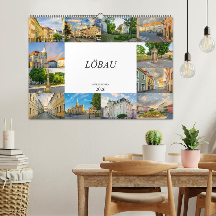 Löbau Impressionen (CALVENDO Wandkalender 2026)