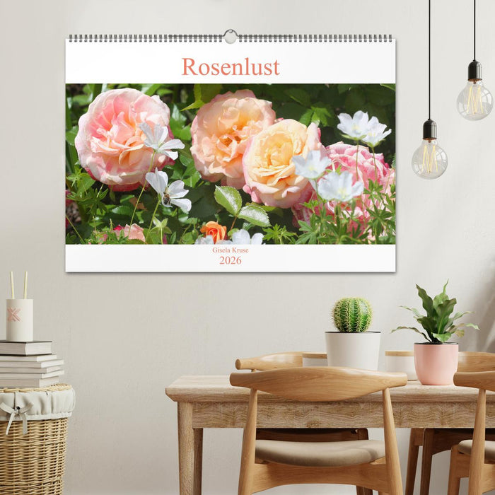 Rosenlust (CALVENDO Wandkalender 2026)