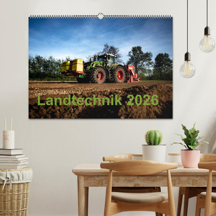Landtechnik 2026 (CALVENDO Wandkalender 2026)