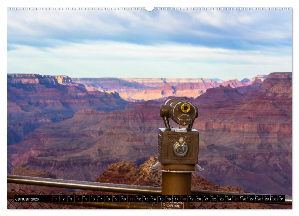 GRAND CANYON - Einblicke (CALVENDO Wandkalender 2026)