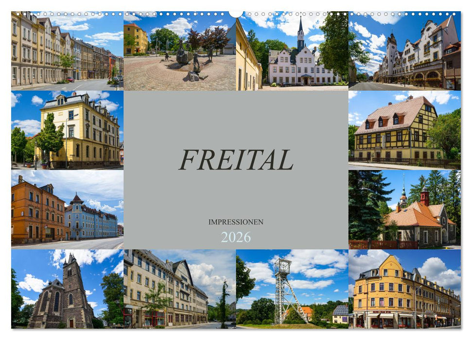 Freital Impressionen (CALVENDO Wandkalender 2026)