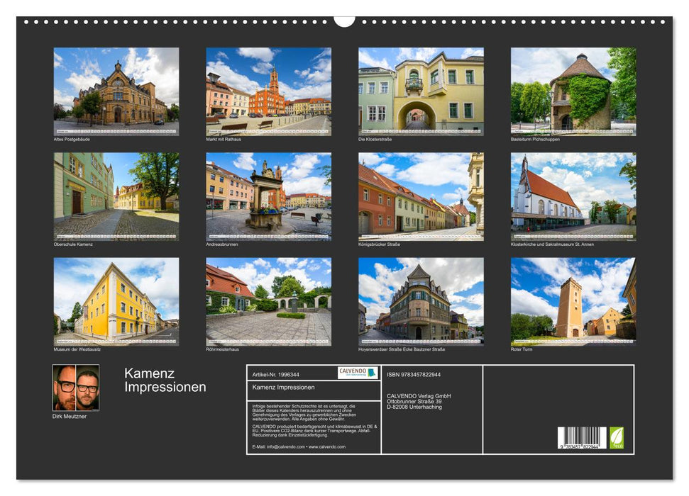 Kamenz Impressionen (CALVENDO Wandkalender 2026)