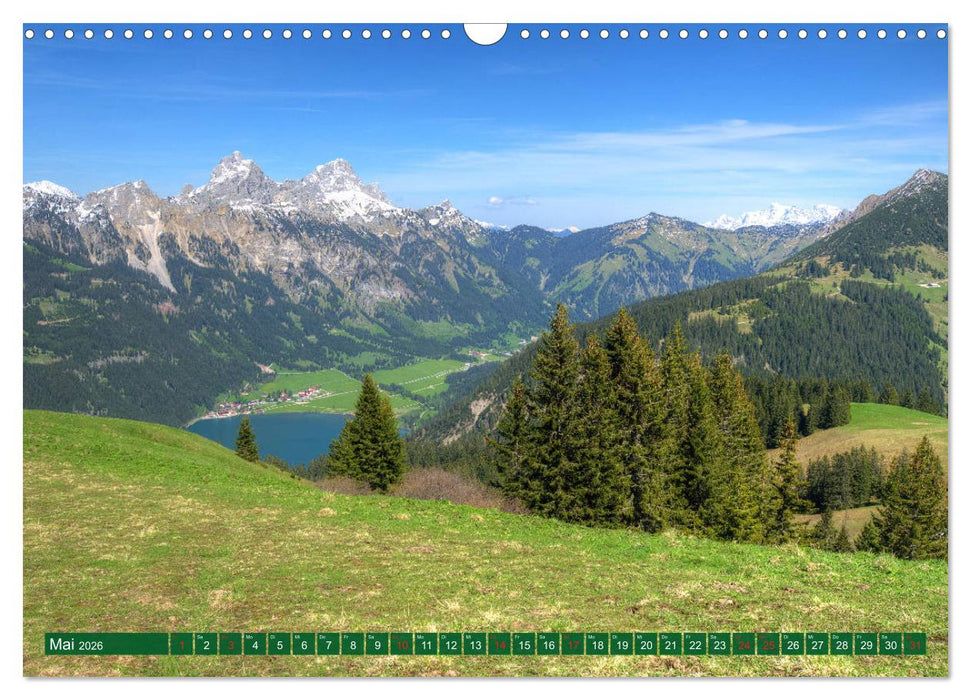 Tannheim und das Tal (CALVENDO Wandkalender 2026)