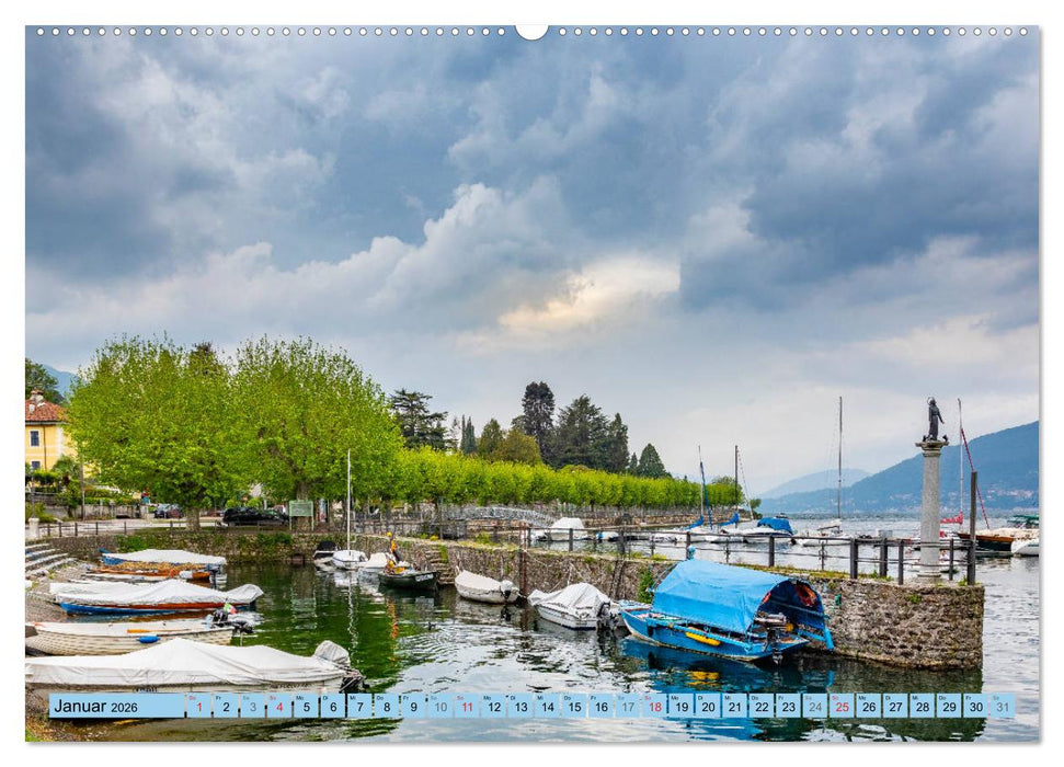 Italiens romantische Seen (CALVENDO Wandkalender 2026)