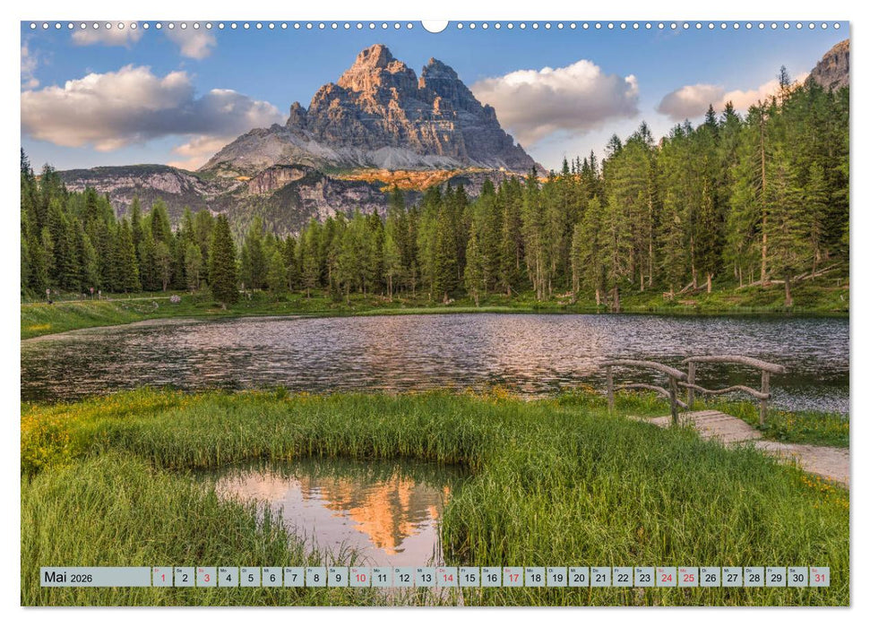 Dolomiten, Alpenparadies im Norden Italiens (CALVENDO Wandkalender 2026)