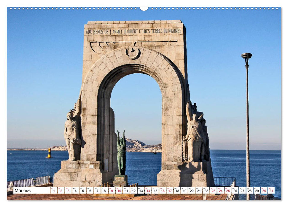 Marseille vom Frankfurter Taxifahrer Petrus Bodenstaff (CALVENDO Wandkalender 2026)