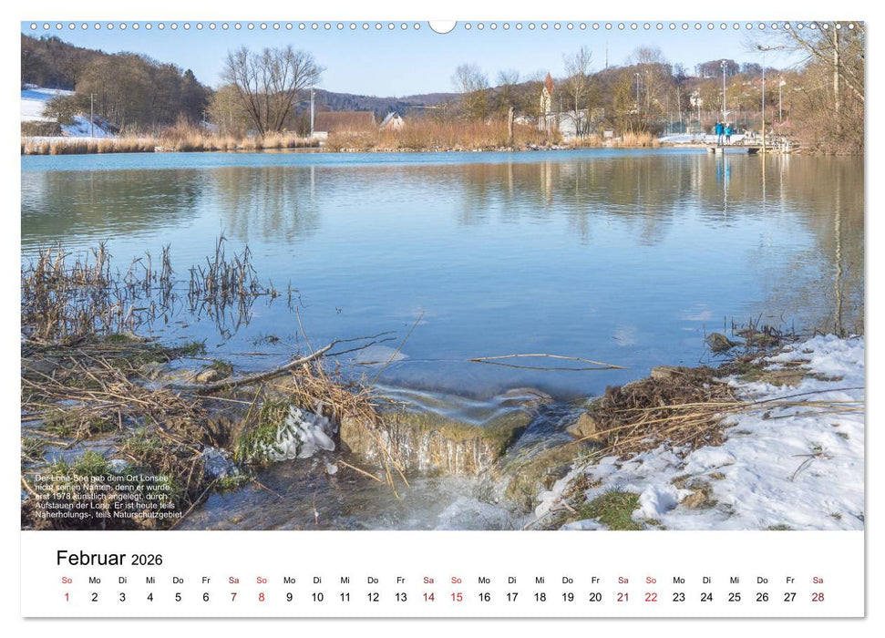 Das Lonetal - Wiege der menschlichen Kunst (CALVENDO Wandkalender 2026)