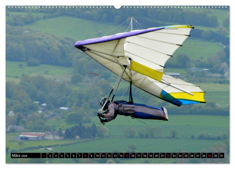 Drachenfliegen - Die Welt aus neuer Perspektive erleben (CALVENDO Wandkalender 2026)