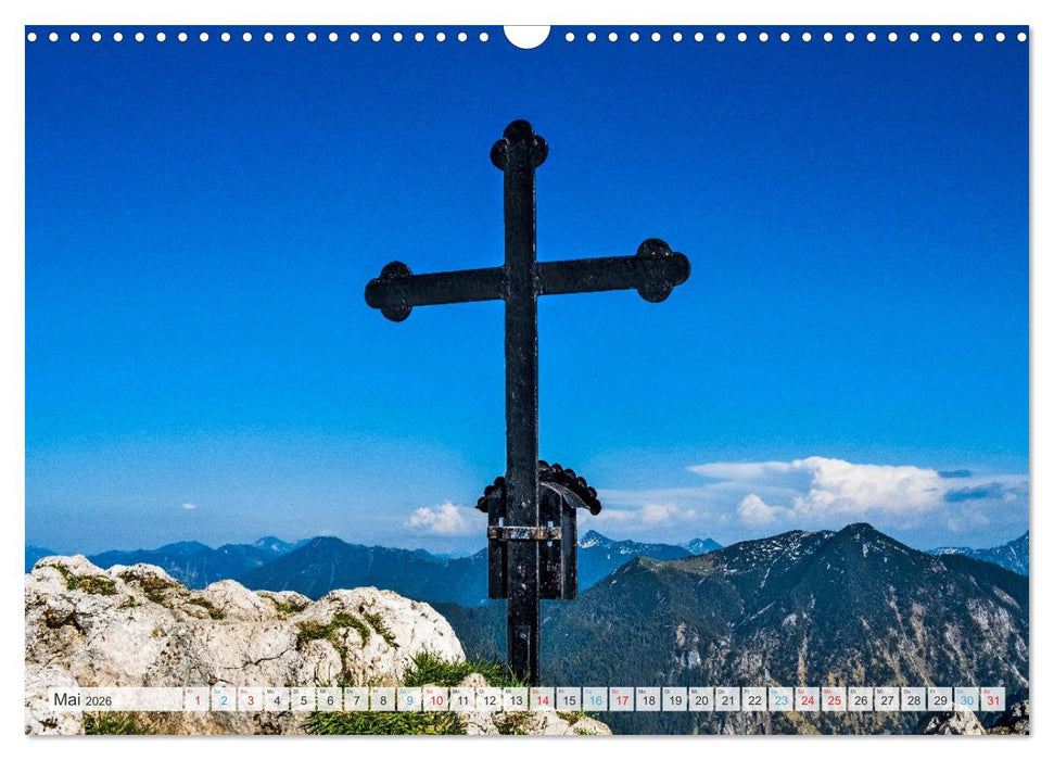 Sehnsuchtsziel Berge - Unterwegs in den Bergwelt rund um München (CALVENDO Wandkalender 2026)