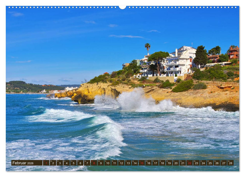 Costa de Ponent - Unterwegs zwischen Barcelona und Tarragona (CALVENDO Wandkalender 2026)