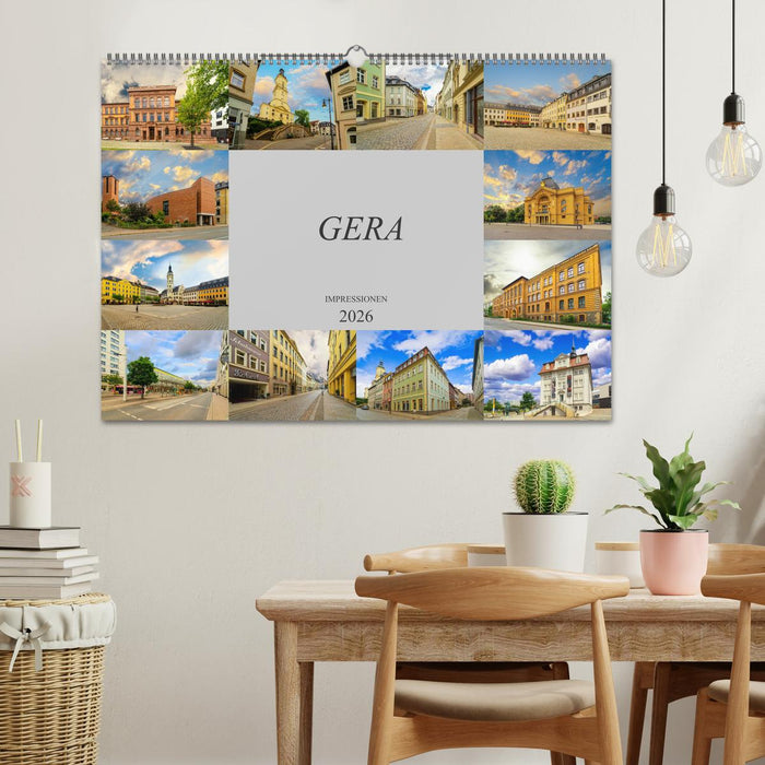 Gera Impressionen (CALVENDO Wandkalender 2026)