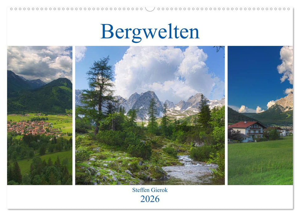Bergwelten (CALVENDO Wandkalender 2026)