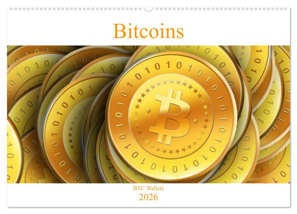 Bitcoins (CALVENDO Wandkalender 2026)