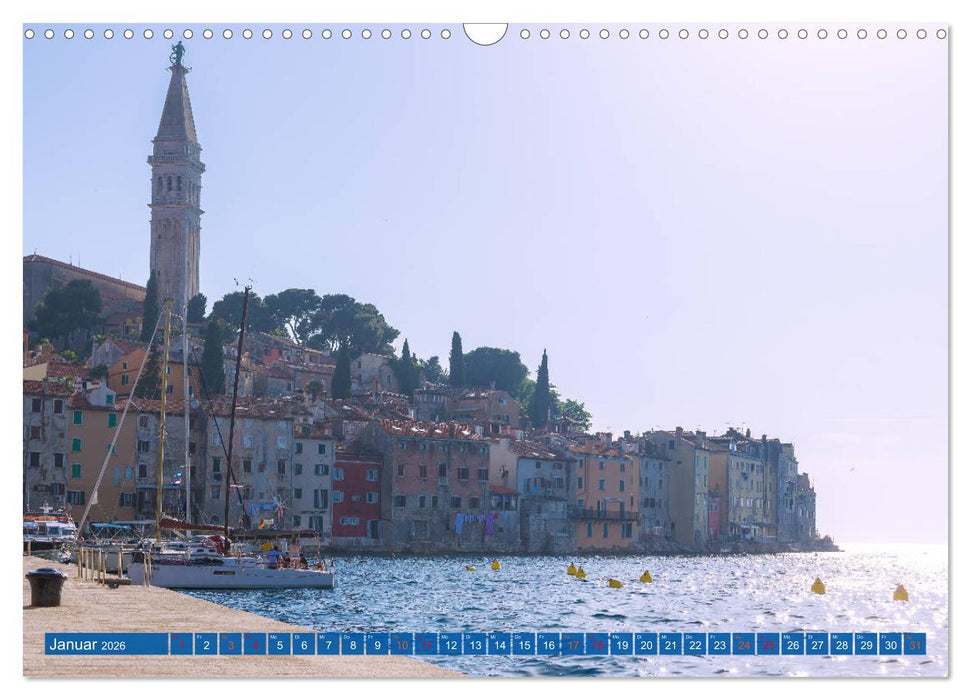 Istriens Westküste (CALVENDO Wandkalender 2026)