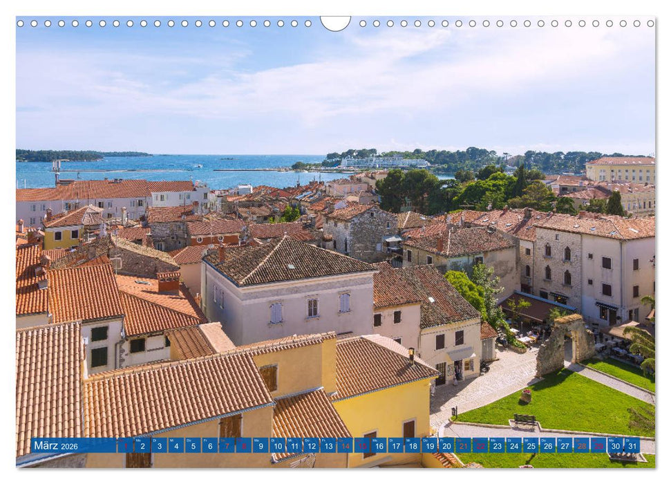 Istriens Westküste (CALVENDO Wandkalender 2026)