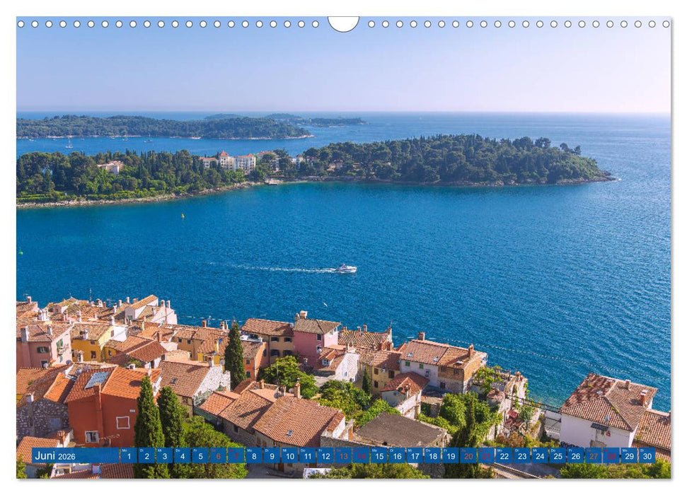 Istriens Westküste (CALVENDO Wandkalender 2026)