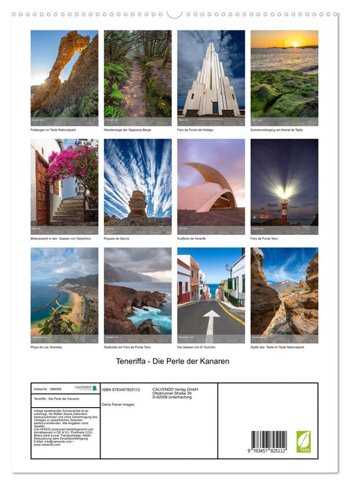 Teneriffa - Die Perle der Kanaren (CALVENDO Premium Wandkalender 2026)
