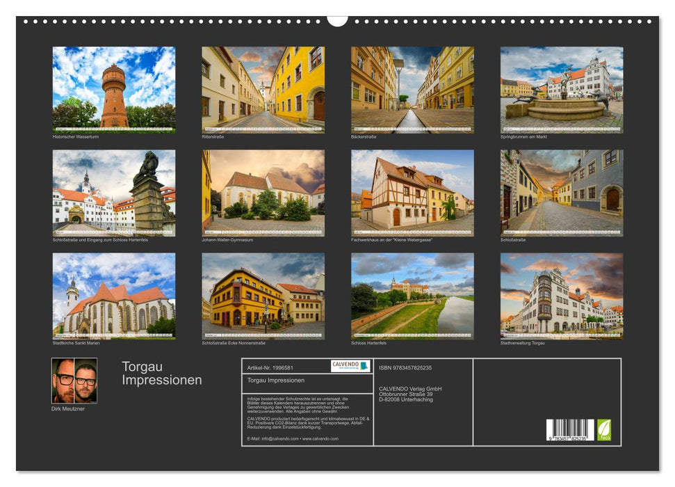 Torgau Impressionen (CALVENDO Wandkalender 2026)