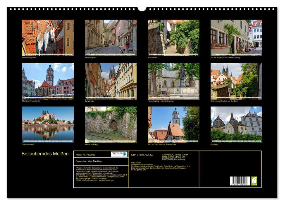 Bezauberndes Meißen (CALVENDO Wandkalender 2026)