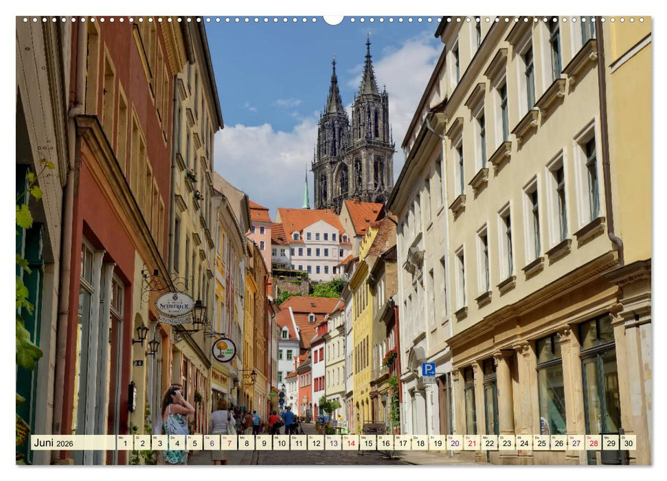Bezauberndes Meißen (CALVENDO Wandkalender 2026)