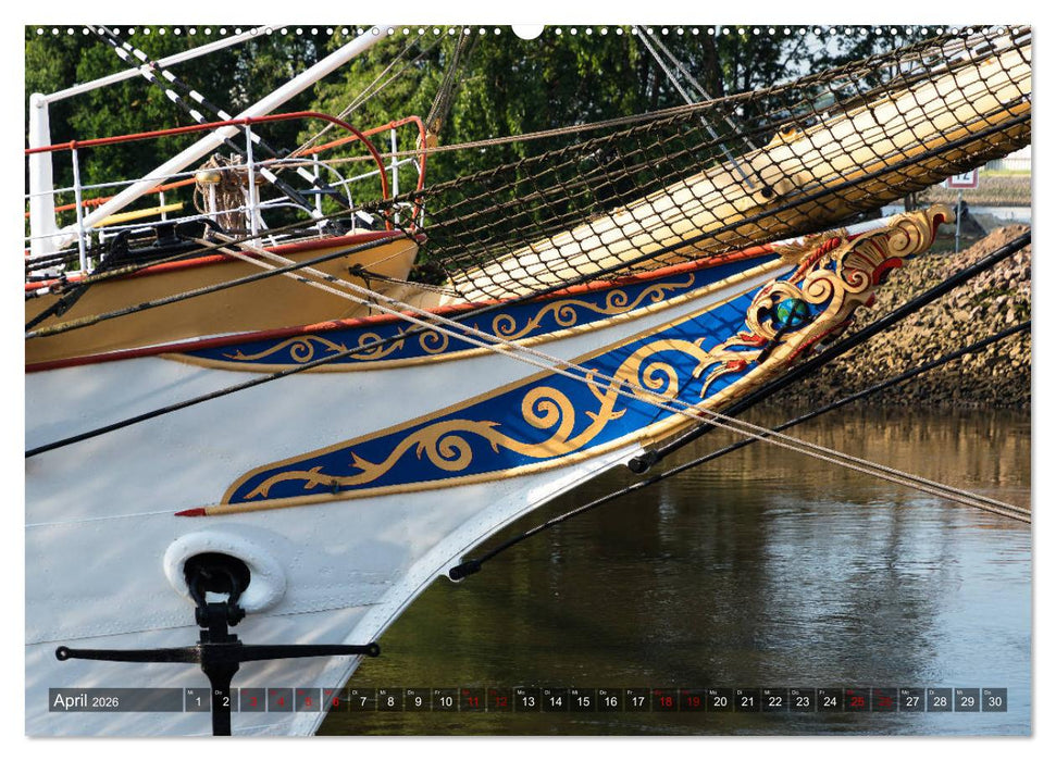 Letztes deutsches Vollschiff DAS SCHULSCHIFF DEUTSCHLAND (CALVENDO Wandkalender 2026)
