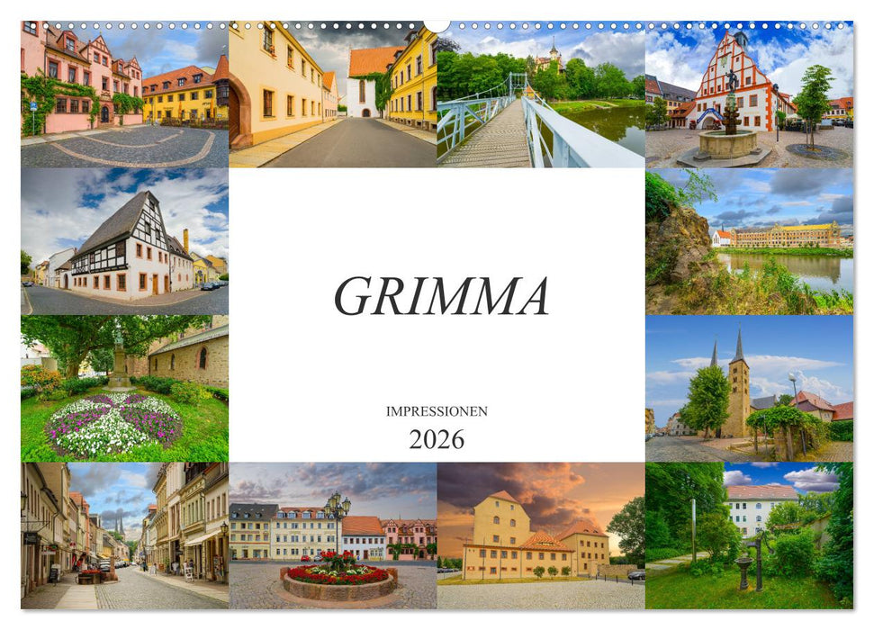 Grimma Impressionen (CALVENDO Wandkalender 2026)