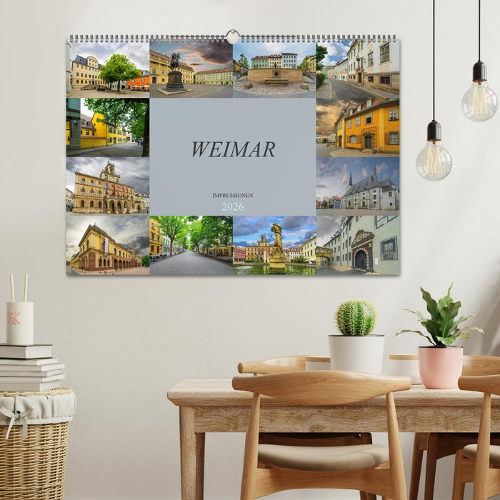 Weimar Impressionen (CALVENDO Wandkalender 2026)