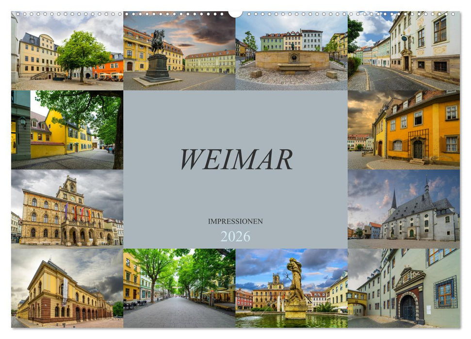 Weimar Impressionen (CALVENDO Wandkalender 2026)