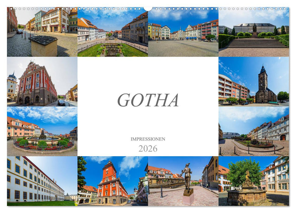 Gotha Impressionen (CALVENDO Wandkalender 2026)