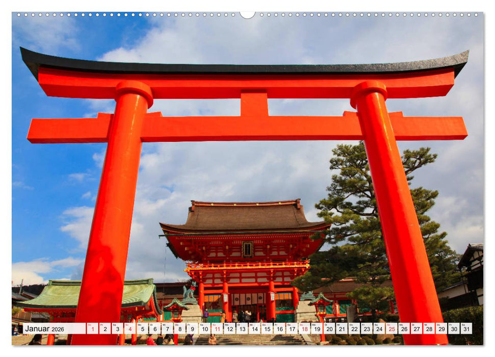 Kyoto Impressionen (CALVENDO Premium Wandkalender 2026)