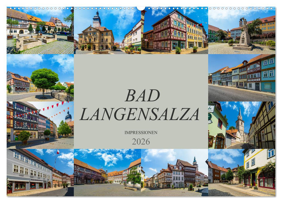 Bad Langensalza Impressionen (CALVENDO Wandkalender 2026)