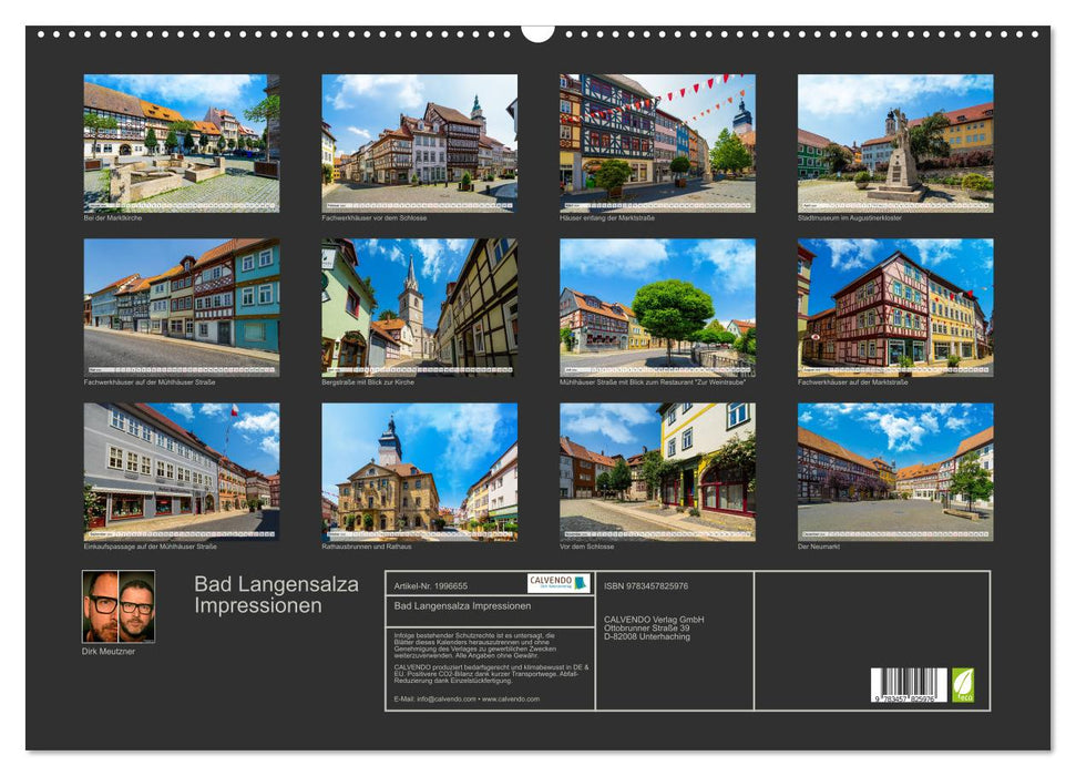 Bad Langensalza Impressionen (CALVENDO Wandkalender 2026)