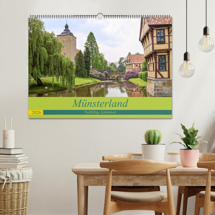 Münsterland - Vielfältige Schönheit (CALVENDO Wandkalender 2026)