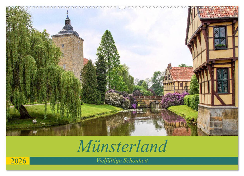 Münsterland - Vielfältige Schönheit (CALVENDO Wandkalender 2026)