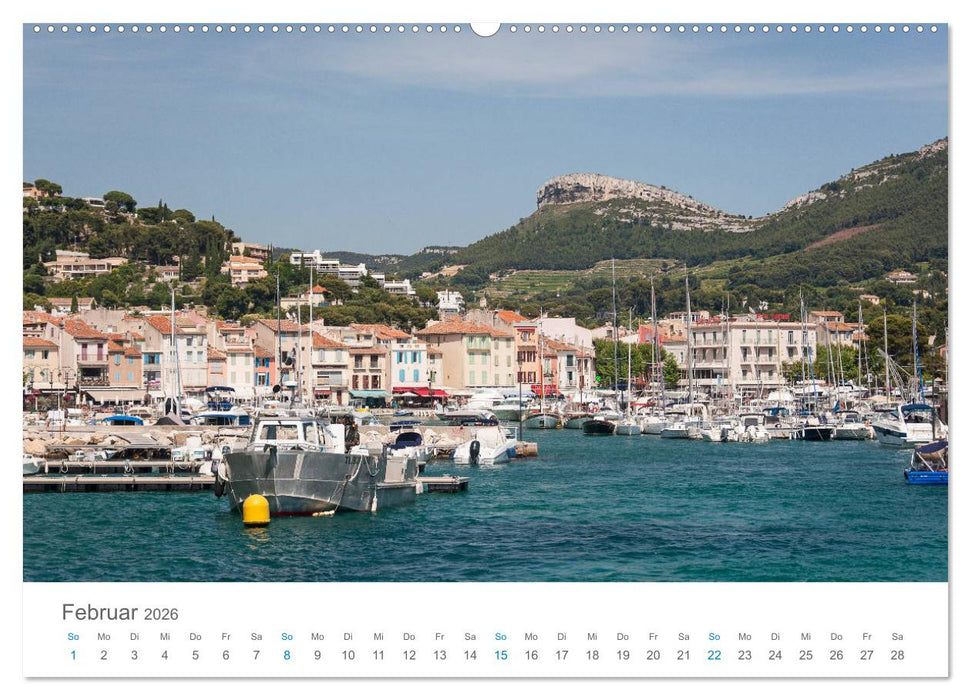 Cassis und die Calanques (CALVENDO Wandkalender 2026)