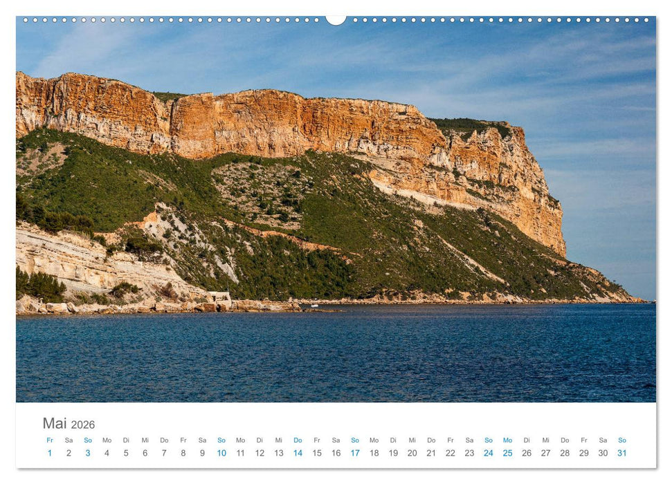 Cassis und die Calanques (CALVENDO Wandkalender 2026)