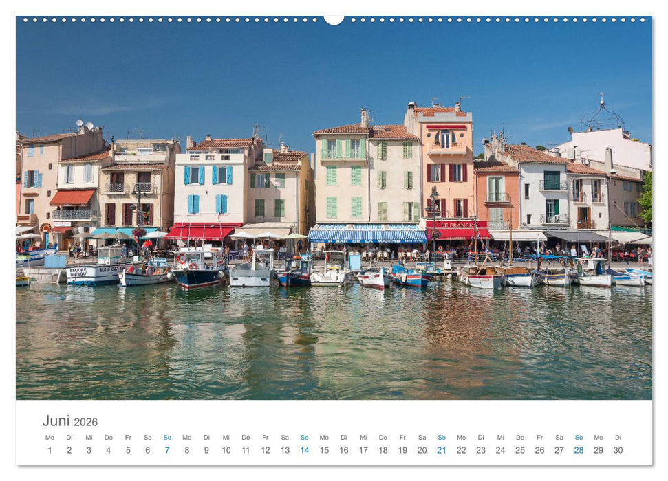 Cassis und die Calanques (CALVENDO Wandkalender 2026)