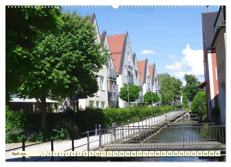 Unterwegs in Memmingen (CALVENDO Wandkalender 2026)