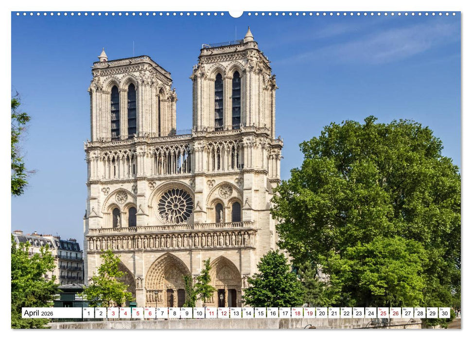 PARIS Französisches Flair und Historie (CALVENDO Wandkalender 2026)