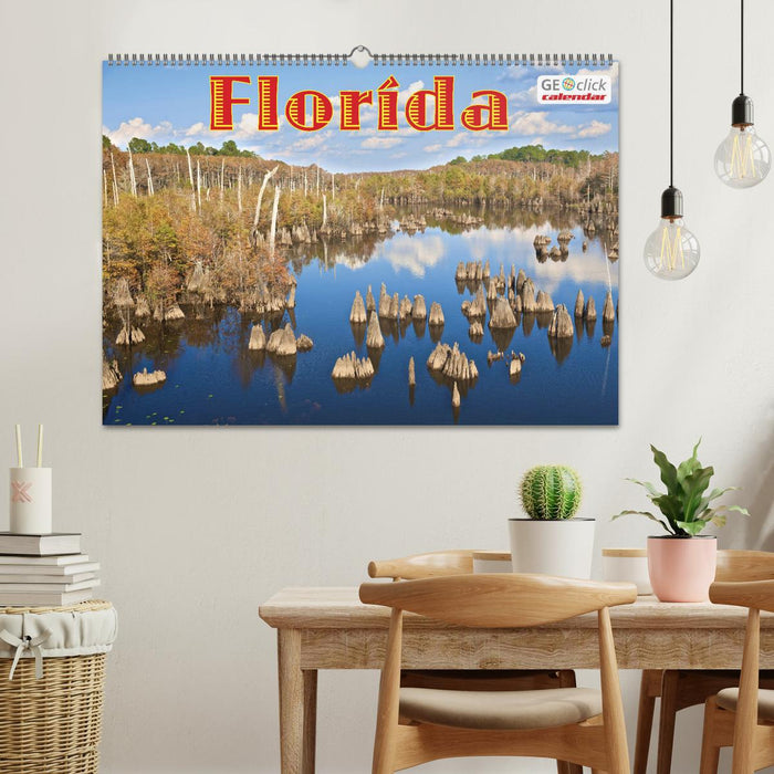 GEOclick calendar: Florida (CALVENDO Wandkalender 2026)